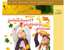 Tablet Screenshot of glutenfrei.dszw.de